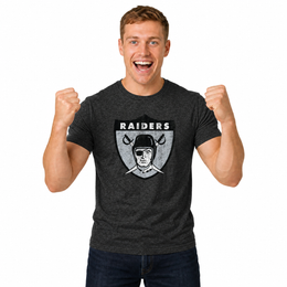 Las Vegas Raiders NFL Throwback Tee - Black