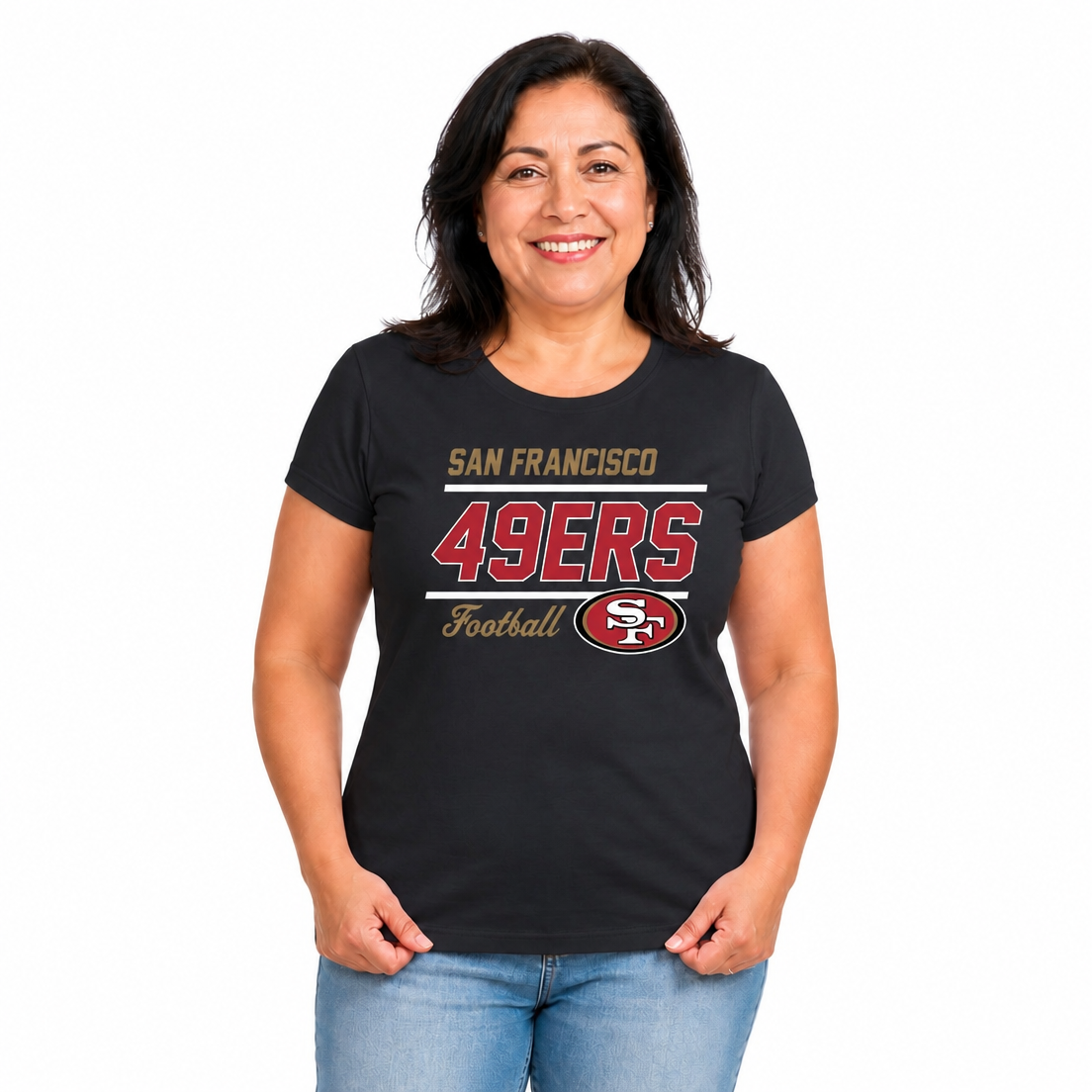 San Francisco 49ers 49ers Women's NFL Gameday T-Shirt - Black