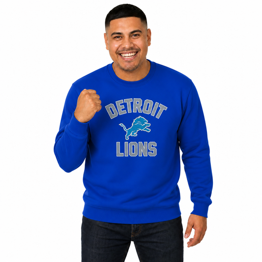 Detroit Lions  NFL Crewneck Sweatshirt - Royal