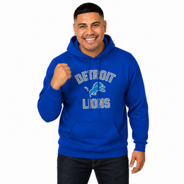 Detroit Lions Gameday Hoodie Pullover Sweatshirt - Royal