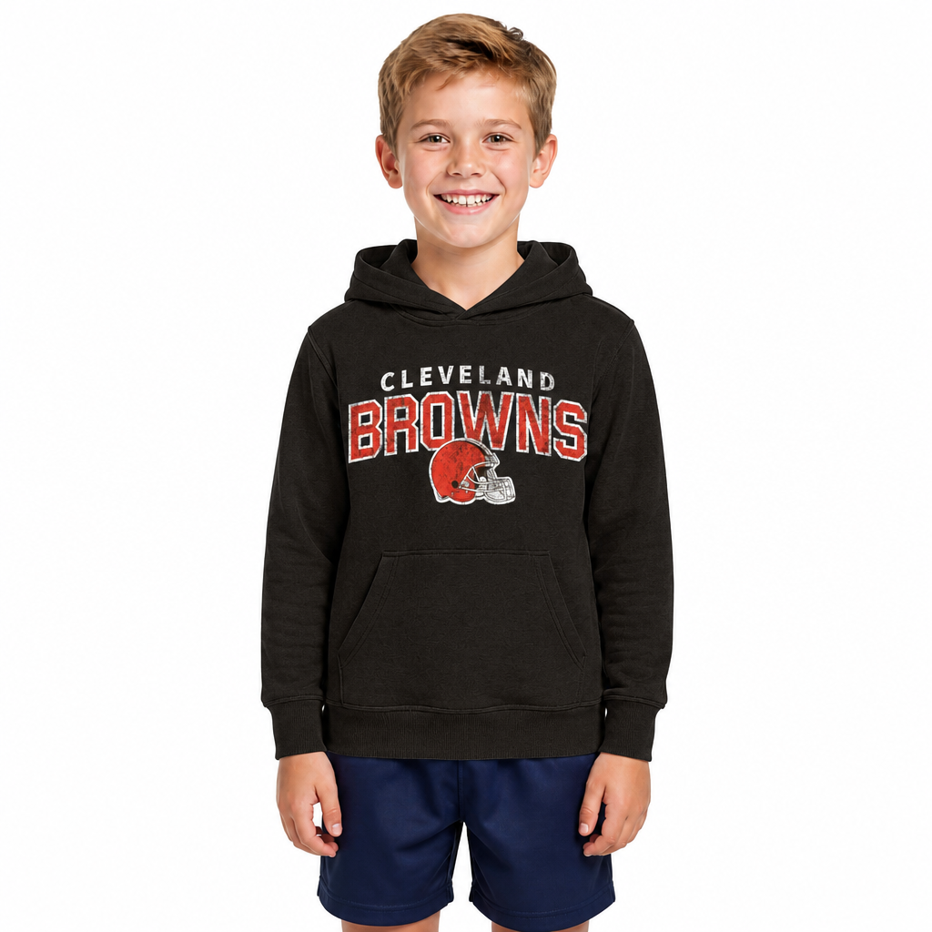 Cleveland Browns NFL Youth Starting Fresh Hoodie for Boys and Girls - Brown
