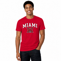 Miami Redhawks NCAA Adult Gameday Cotton T-Shirt - Red