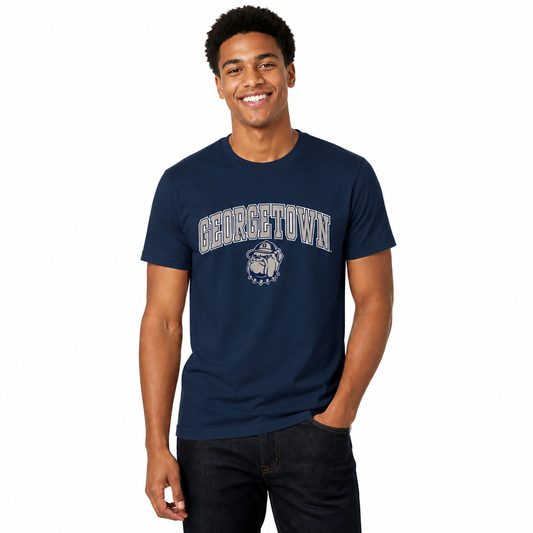 Georgetown Hoyas NCAA Adult Gameday Cotton T-Shirt - Navy