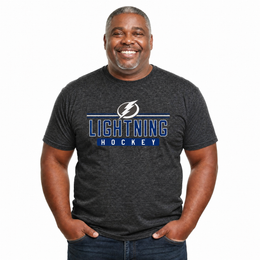 Tampa Bay Lightning T-Shirt NHL Heather Charcoal - Charcoal