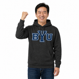 BYU Cougars NCAA Fan Hoodie Sweatshirt Men Women - Charcoal