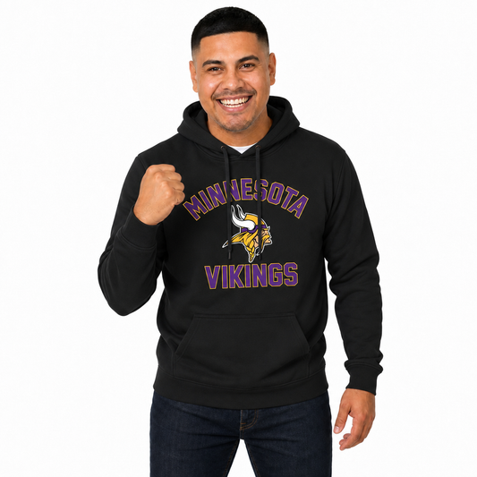 Minnesota Vikings Gameday Hoodie Pullover Sweatshirt - Black