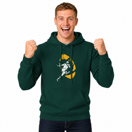 Green Bay Packers Modern Throwback Fleece Hoodie - Forest Green