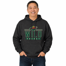 Minnesota Wild Wild Hoodie Sweatshirt for Men and Women - Charcoal