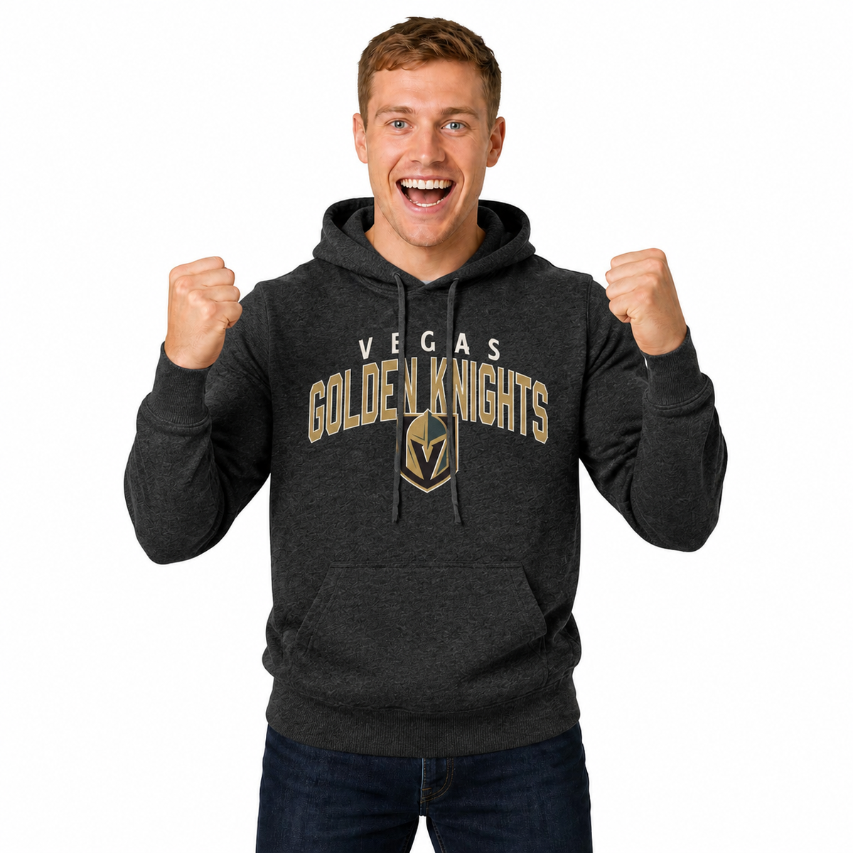 Las Vegas Golden Knights Golden Knights Hoodie Fleece Sweatshirt for Men and Women - Black Heather
