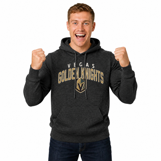 Las Vegas Golden Knights Golden Knights Hoodie Fleece Sweatshirt for Men and Women - Black Heather