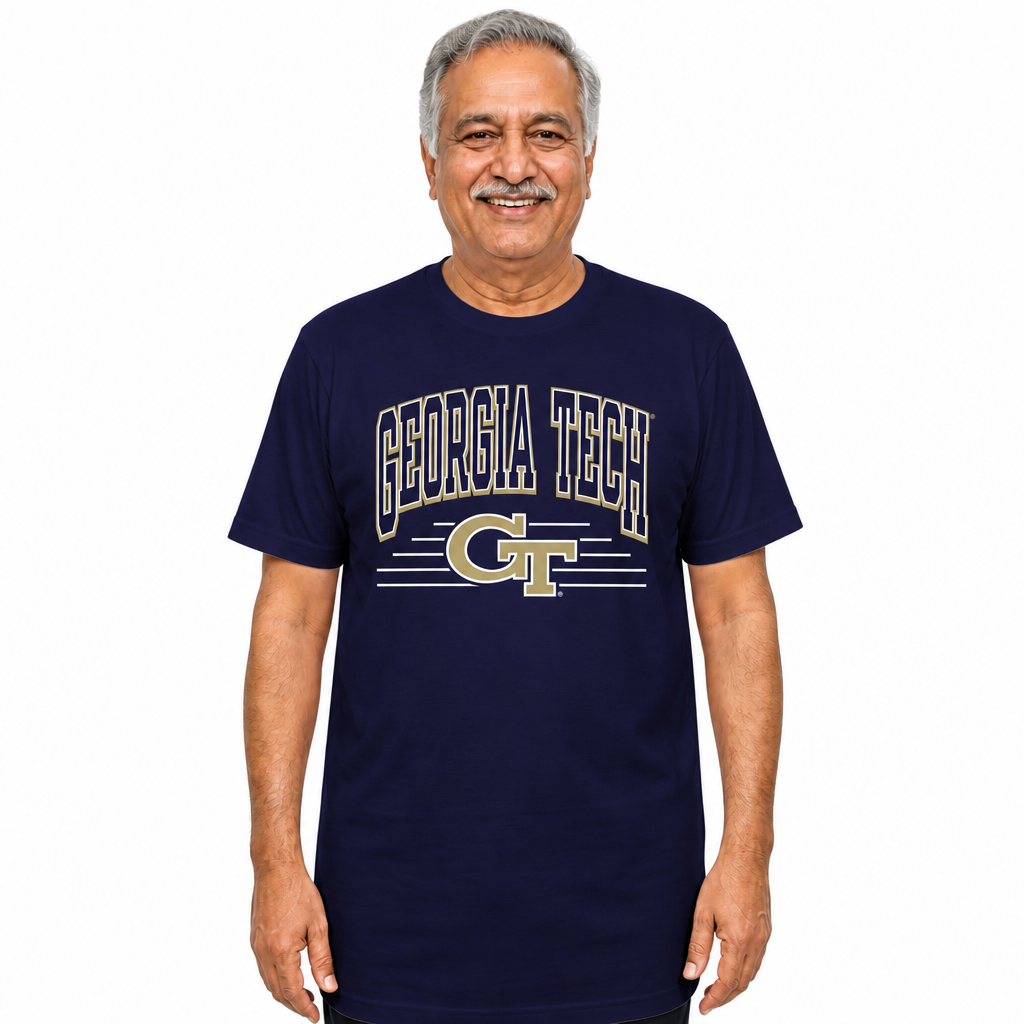 Georgia Tech Yellowjackets Georgia Tech NCAA Overtime Classics Unisex T-Shirt - Navy