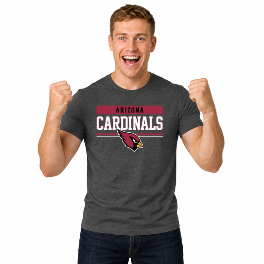 Arizona Cardinals Charcoal T-Shirt for Men and Women - Charcoal