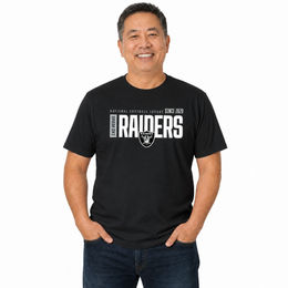 Las Vegas Raiders  NFL Shirt Men Women Unisex Tag-Free Cotton Gameday Tee - Black