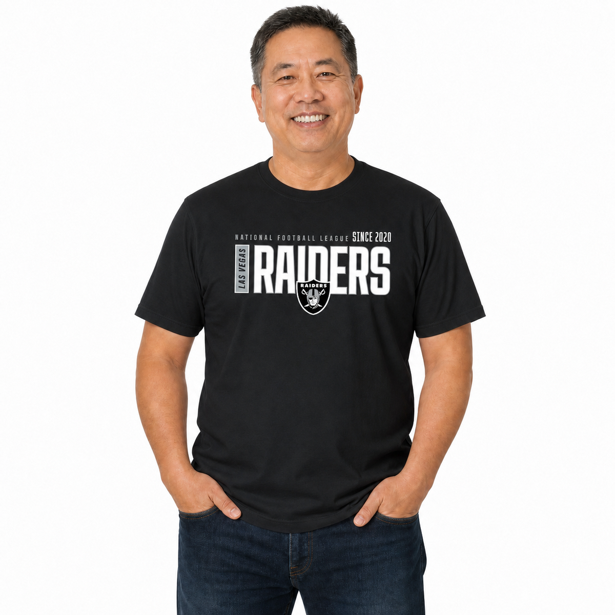 Las Vegas Raiders  NFL Shirt Men Women Unisex Tag-Free Cotton Gameday Tee - Black