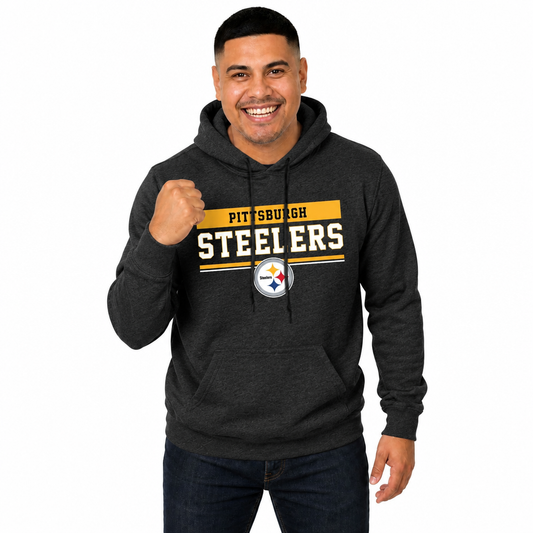 Pittsburgh Steelers Charcoal Gameday Hoodie - Charcoal