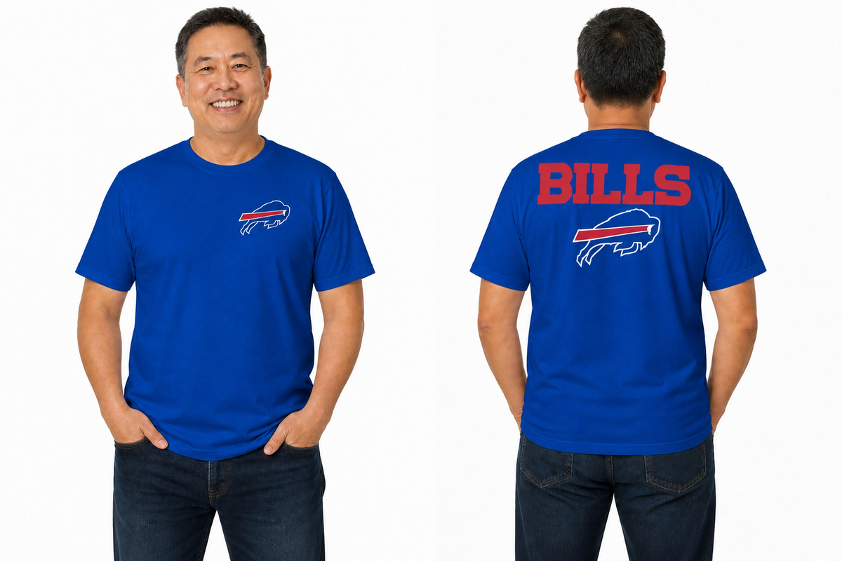 Buffalo Bills NFL Final Countdown T-Shirt Men Women - Royal
