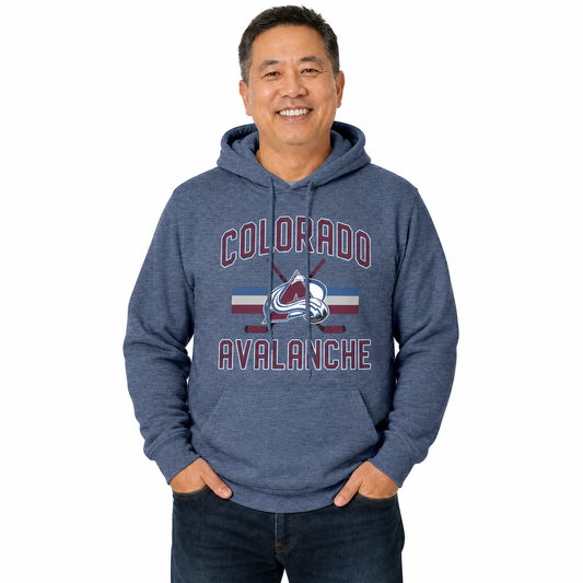 Colorado Avalanche Avalanche Hoodie Fleece Hooded Sweatshirt - Navy