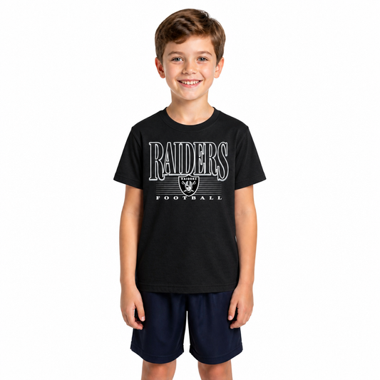 Las Vegas Raiders NFL Youth Overtime T-Shirt - Black