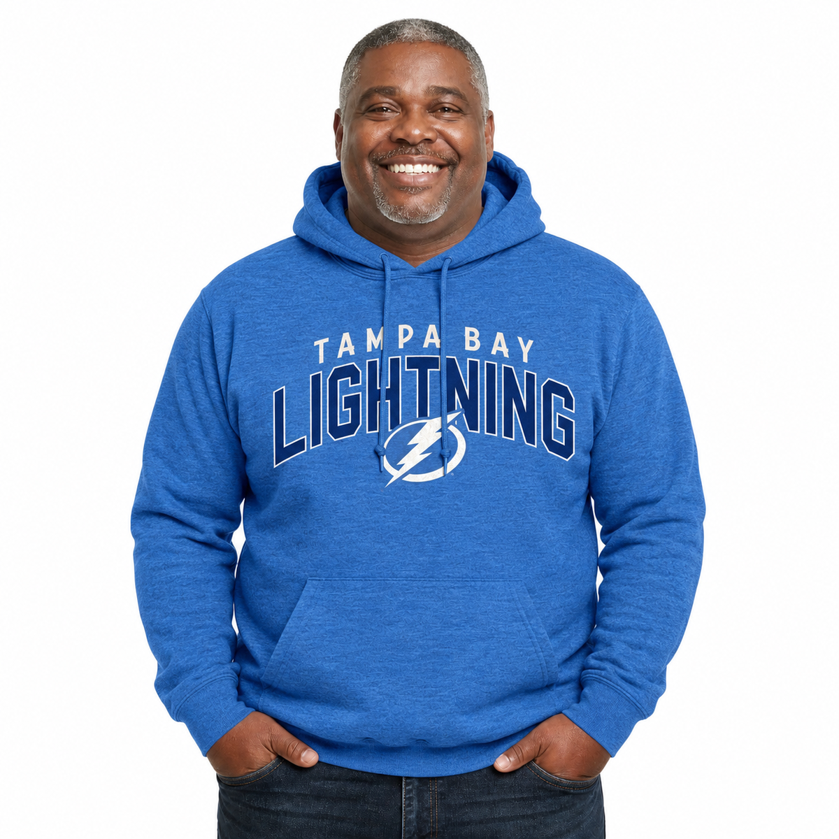 Tampa Bay Lightning Lightning Hoodie Fleece Sweatshirt for Men and Women - Royal