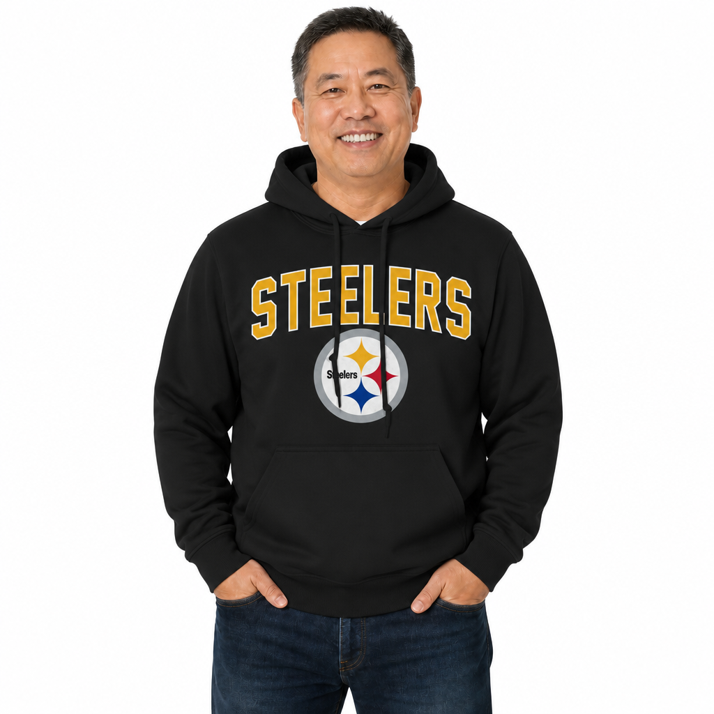 Pittsburgh Steelers NFL Home Team Hoodie Sweatshirt - Black