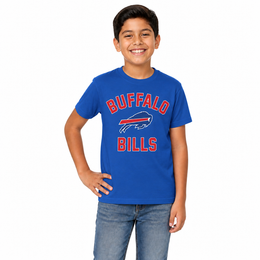 Buffalo Bills  NFL Youth Football Tee Boys Girls Officially Licensed - Royal