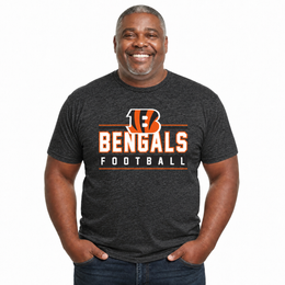 Cincinnati Bengals NFL Adult MVP True Fan T-Shirt - Charcoal