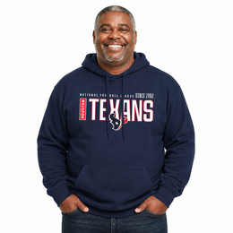 Houston Texans NFL Modern Endzone Fleece Hoodie Navy Sweatshirt - Navy