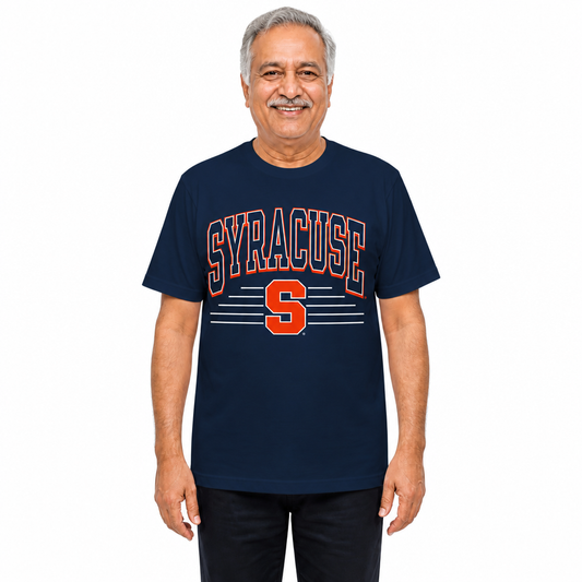 Syracuse Orange  NCAA Overtime Classics Unisex T-Shirt - Navy