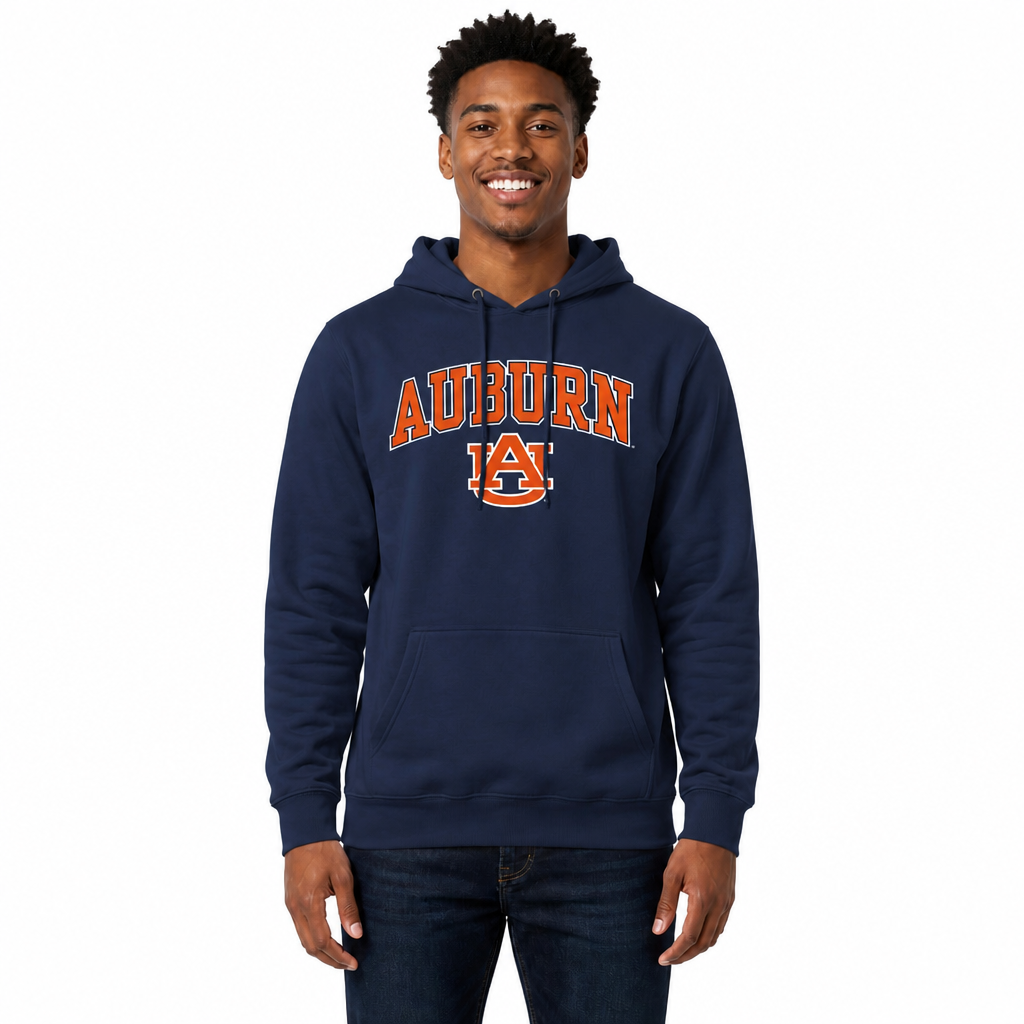 AUB Arch & Logo Gameday Hoodie - Navy