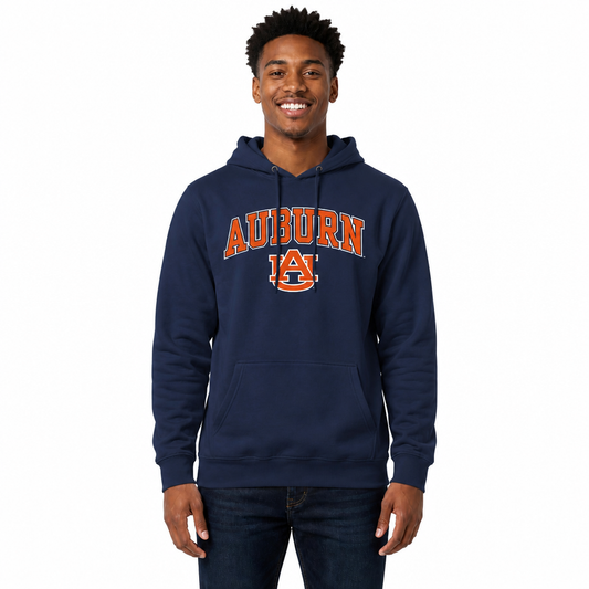 AUB Arch & Logo Gameday Hoodie - Navy