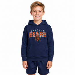 Chicago Bears NFL Youth Starting Fresh Hoodie for Boys and Girls - Navy