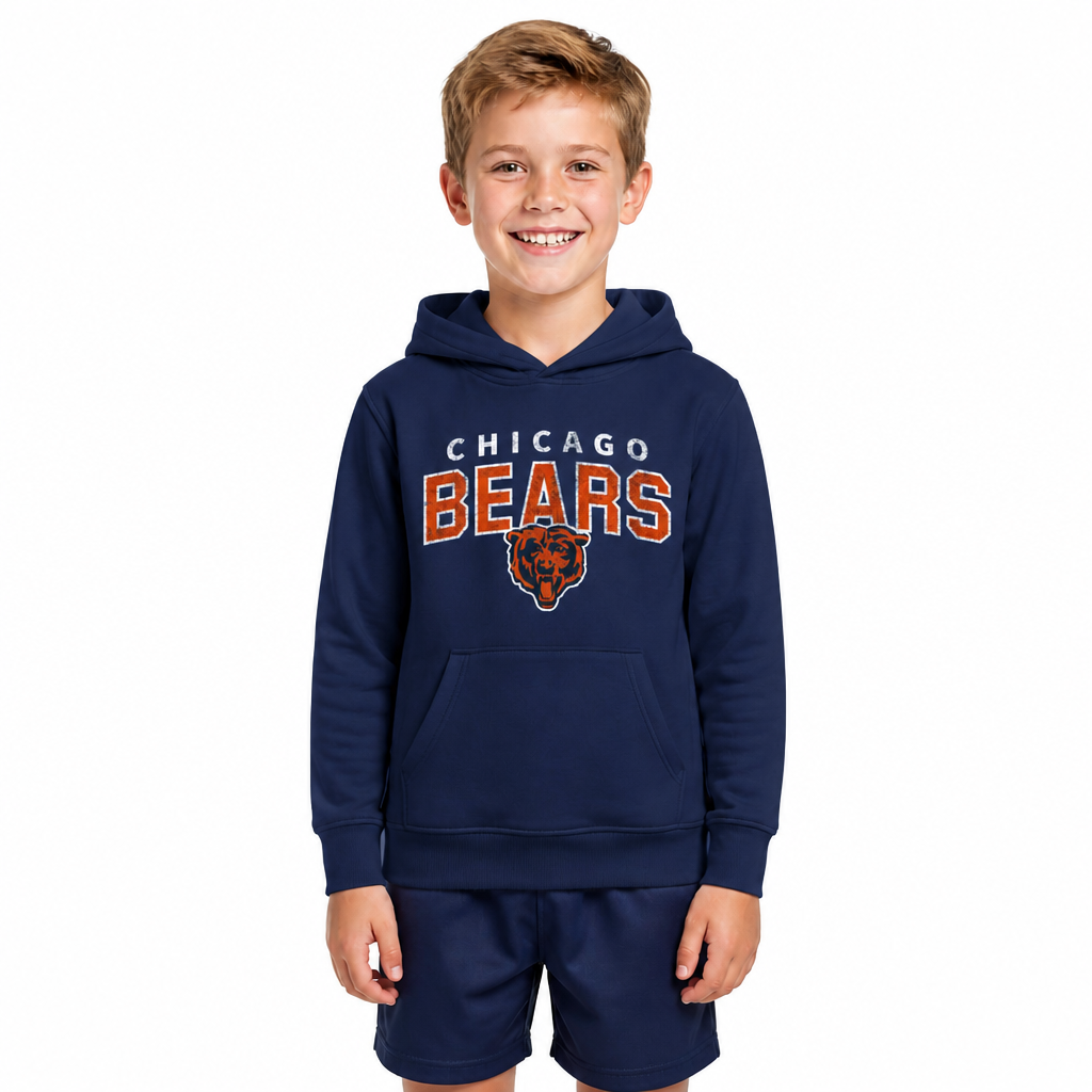 Chicago Bears NFL Youth Starting Fresh Hoodie for Boys and Girls - Navy