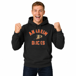 Anaheim Ducks Hoodie Pullover Sweatshirt - Black