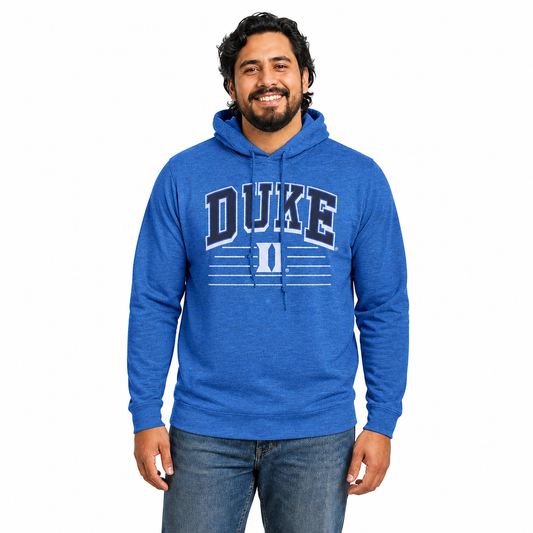 Duke Blue Devils  Overtime Classics Fleece Hoodie Sweatshirt - Royal Heather