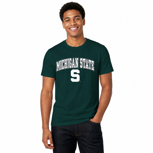 Michigan State Spartans NCAA Adult Gameday Cotton T-Shirt - Green