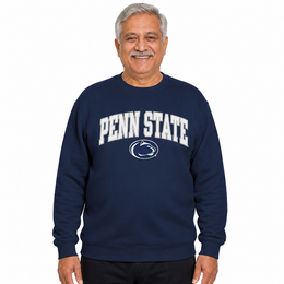 Penn State Nittany Lions NCAA Tackle Twill Crewneck Sweatshirt Men Women - Navy