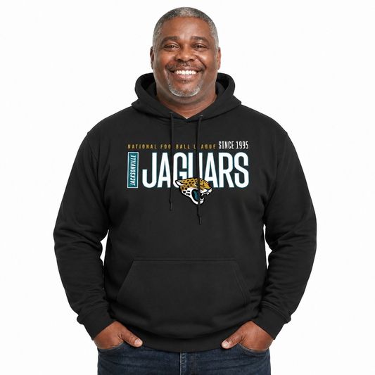 Jacksonville Jaguars NFL Modern Endzone Fleece Hoodie Black Sweatshirt - Black