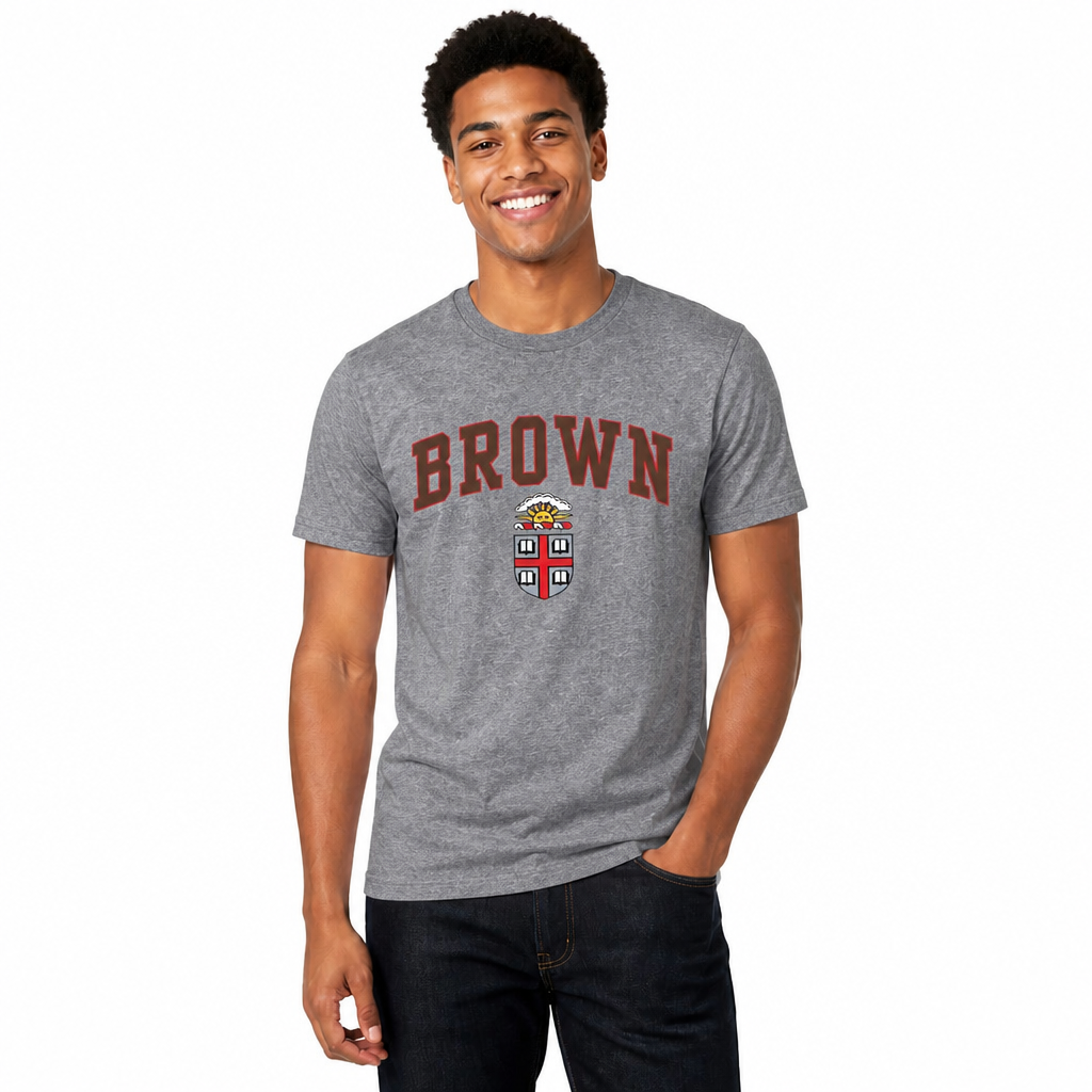 Brown Bears NCAA Adult Gameday Cotton T-Shirt - Gray