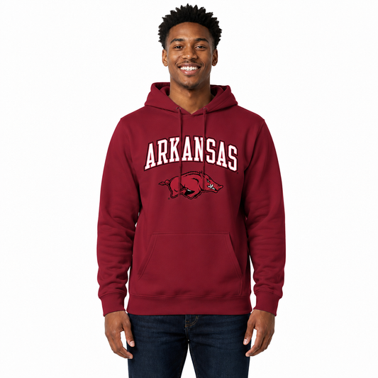 ARK Arch & Logo Gameday Hoodie - Cardinal
