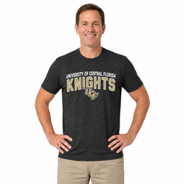Central Florida Knights T-Shirt Heathered for Men and Women - Black Heather