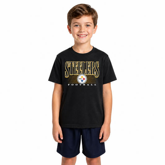 Pittsburgh Steelers NFL Youth Overtime T-Shirt - Black