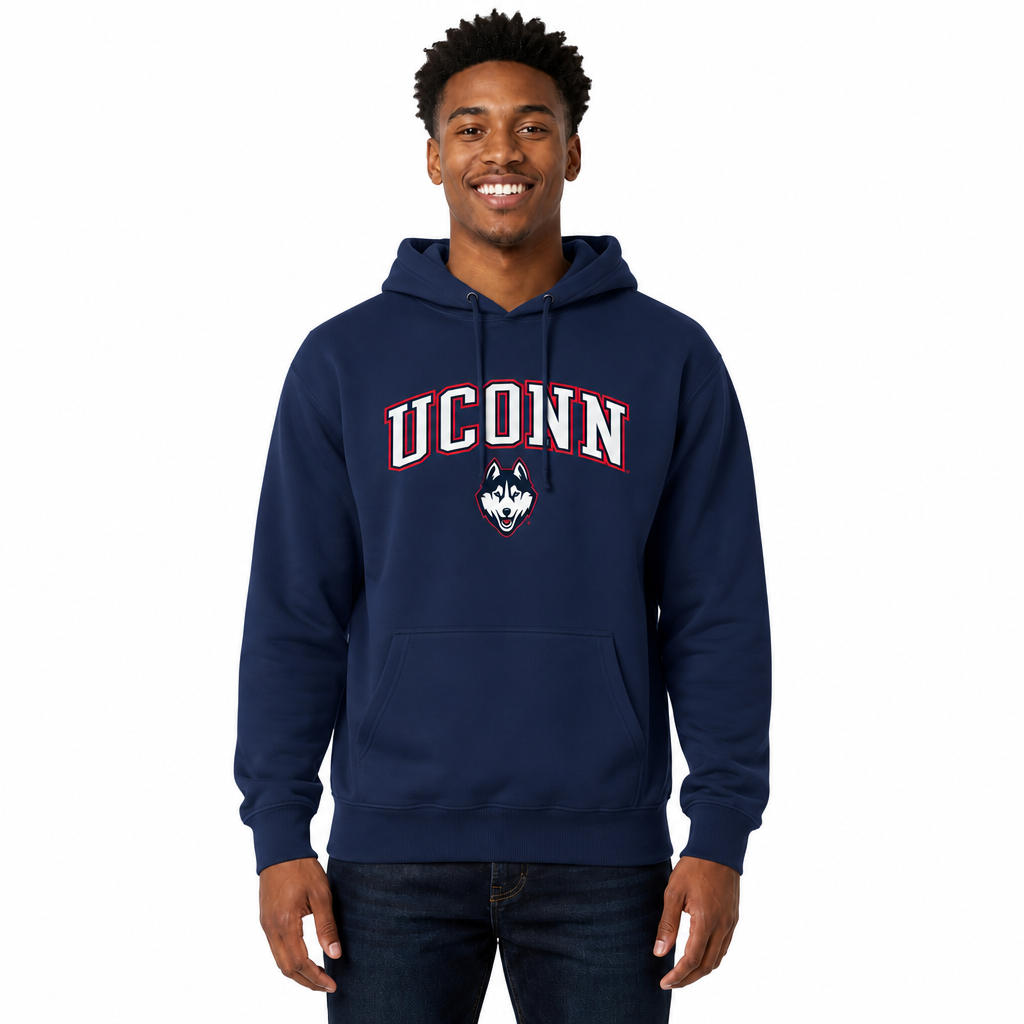 CONN Arch & Logo Gameday Hoodie - Navy