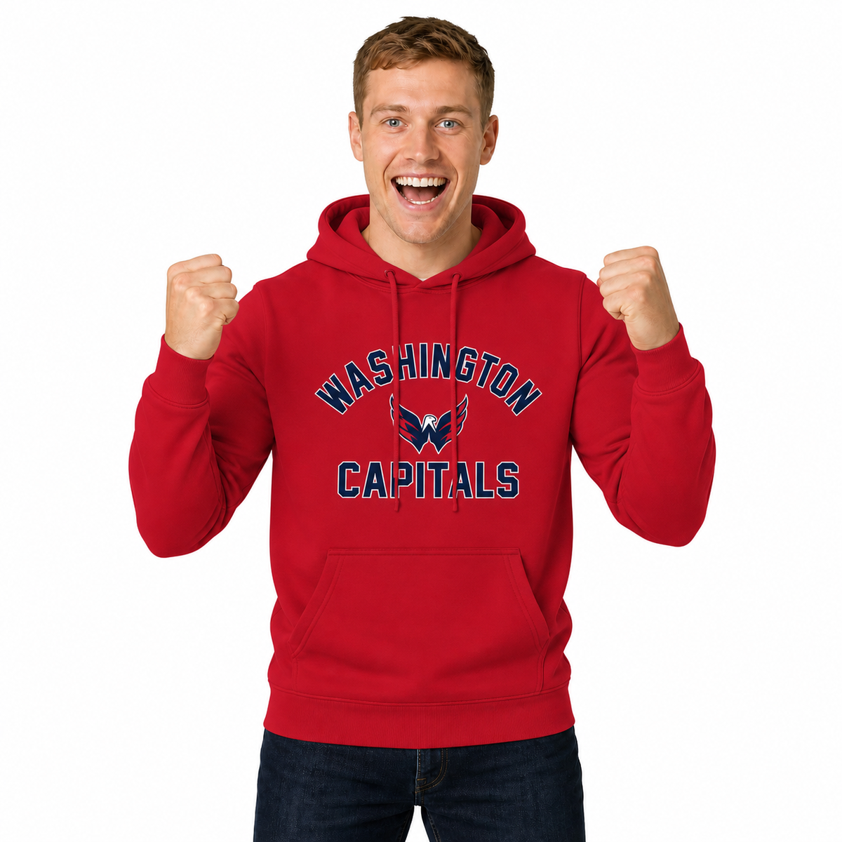 Washington Capitals Hoodie Pullover Sweatshirt - Red