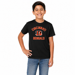 Cincinnati Bengals Youth NFL Football T-Shirt - Black