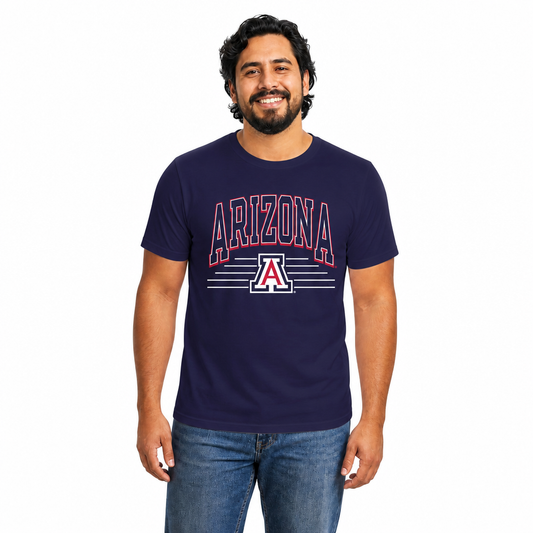 Arizona Wildcats  NCAA Overtime Classics Unisex T-Shirt - Navy