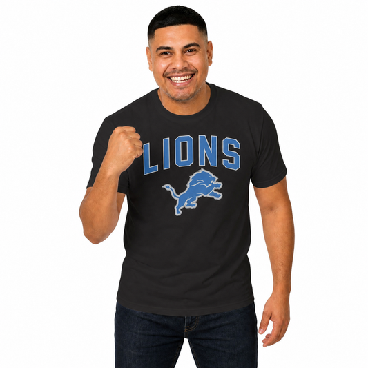 Detroit Lions NFL Licensed Home Team T-Shirt - Black