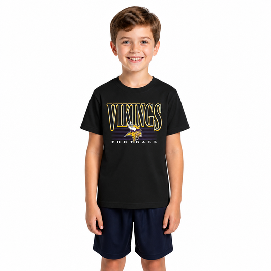 Minnesota Vikings NFL Youth Overtime T-Shirt - Black
