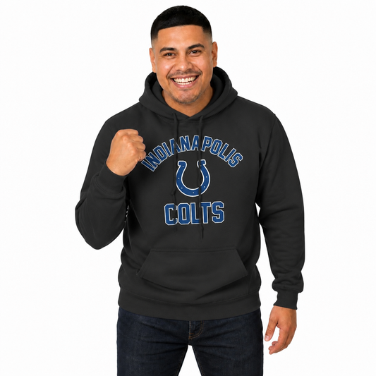Indianapolis Colts Gameday Hoodie Pullover Sweatshirt - Black