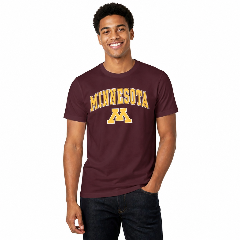 Minnesota Golden Gophers NCAA Adult Gameday Cotton T-Shirt - Maroon