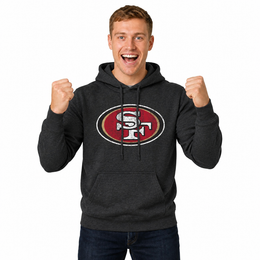 San Francisco 49ers Modern Throwback Fleece Hoodie - Black